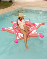 Flotador estrella cowboy naranja - TEXAS - Flamingueo