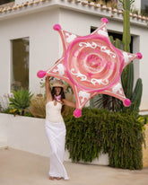 Flotador estrella cowboy naranja - TEXAS - Flamingueo