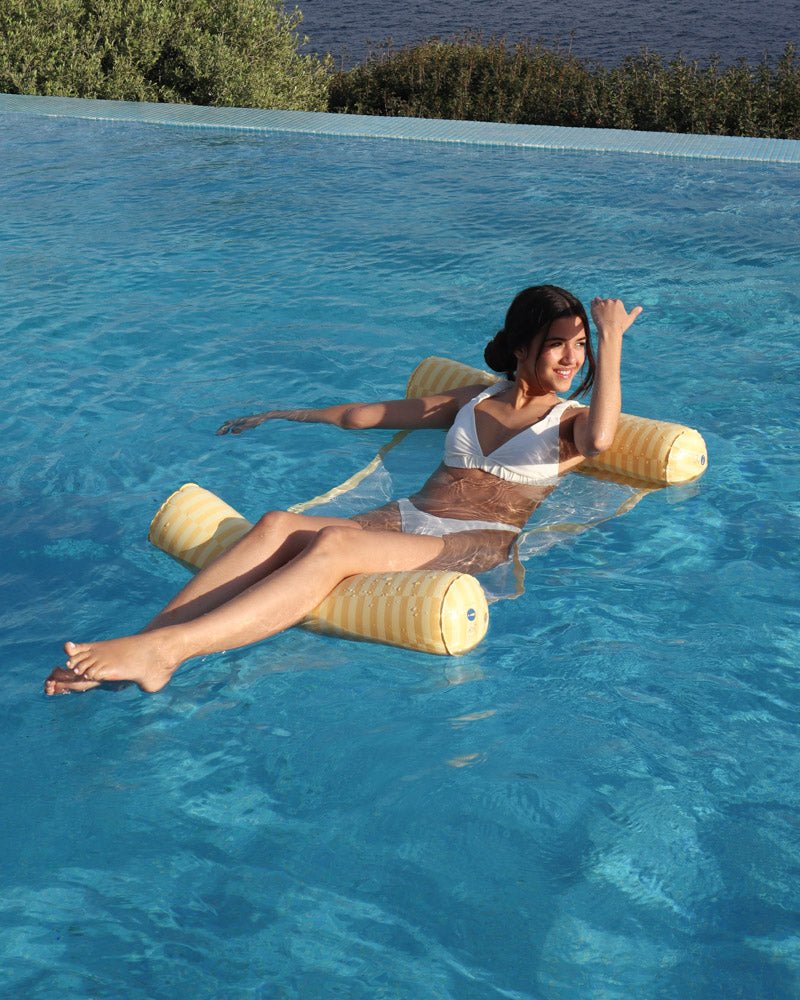 Flotador hamaca amarillo - KALA - Flamingueo