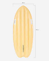 Flotador tabla surf amarilla - SANREMO - Flamingueo