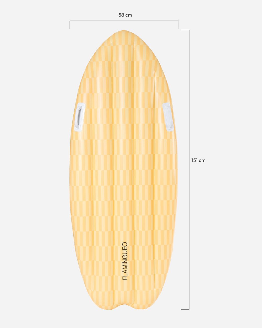 Flotador tabla surf amarilla - SANREMO - Flamingueo