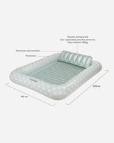 Flotador tanning pool aguamarina - ELSA - Flamingueo