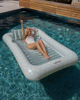 Flotador tanning pool aguamarina - ELSA - Flamingueo