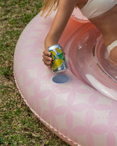 Flotador tanning pool redonda rosa - LUNA - Flamingueo