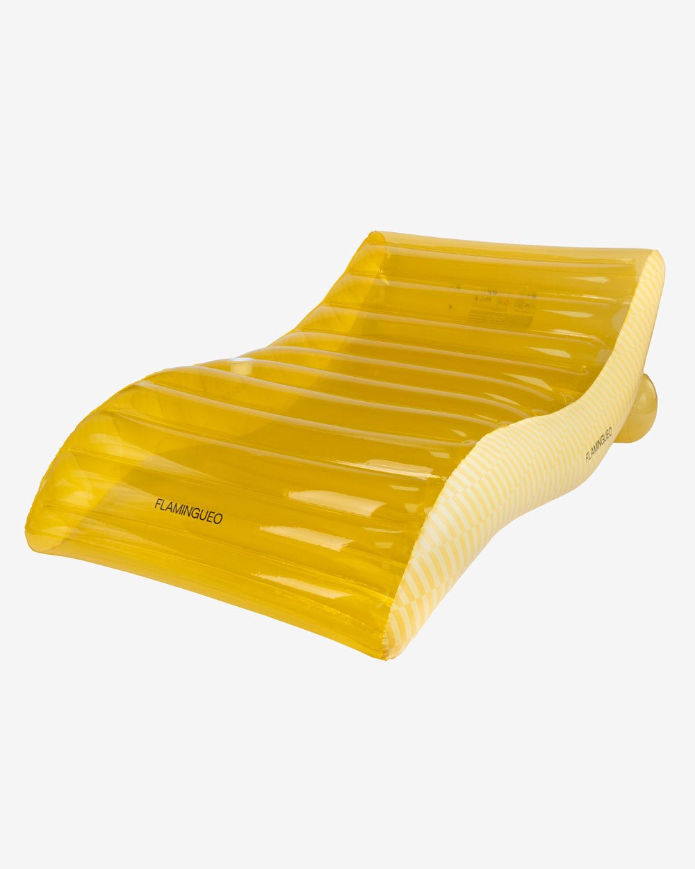 Flotador tumbona amarilla - PALERMO - Flamingueo