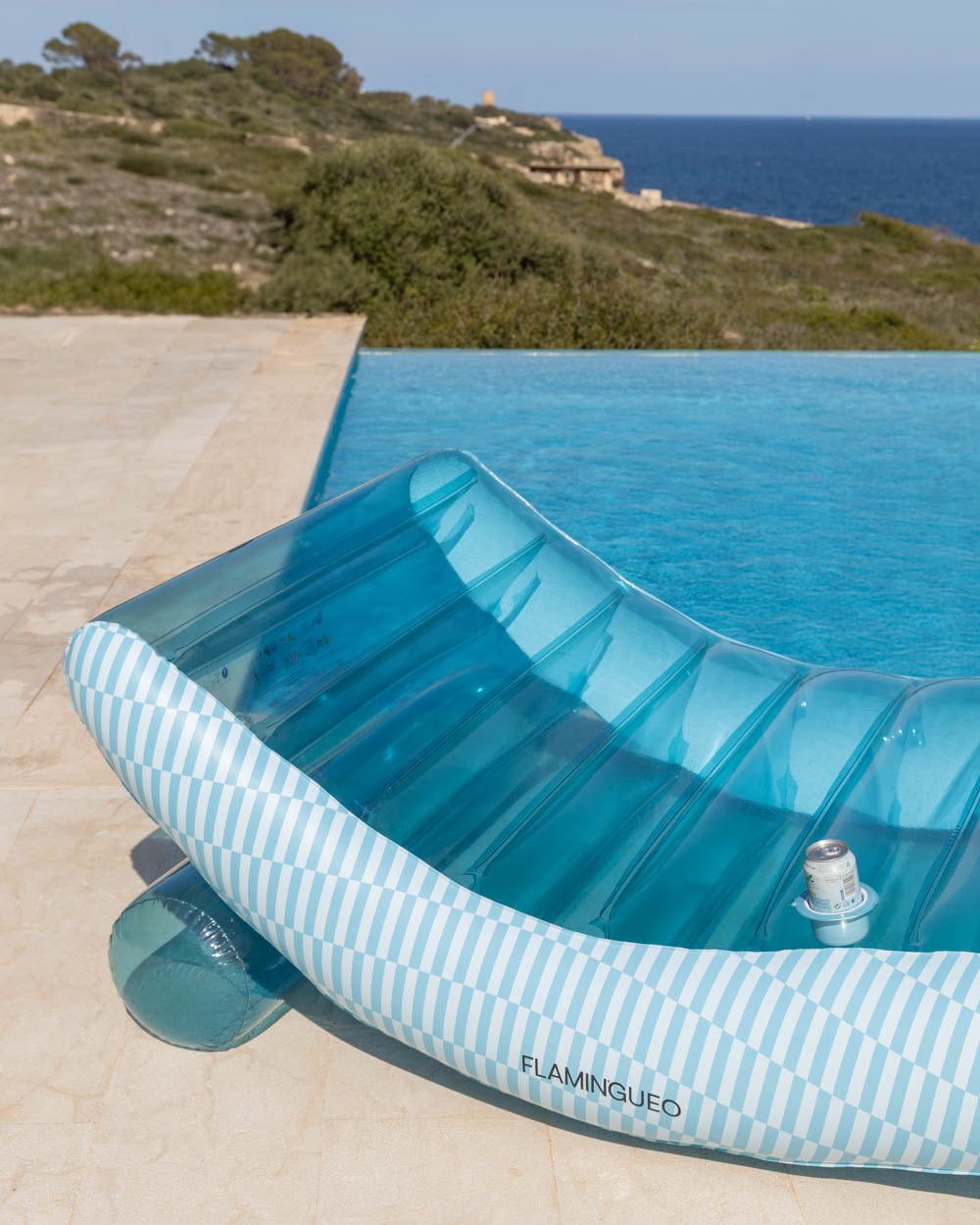 Flotador tumbona azul - PALERMO - Flamingueo