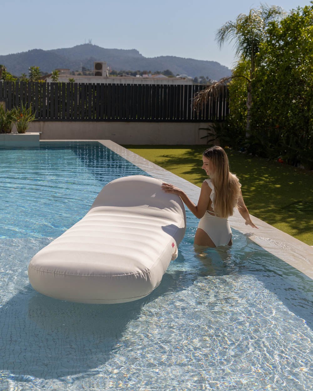 Flotador tumbona beige - OLIVE - Flamingueo