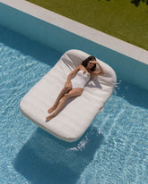 Flotador tumbona doble beige - SUNRAY - Flamingueo