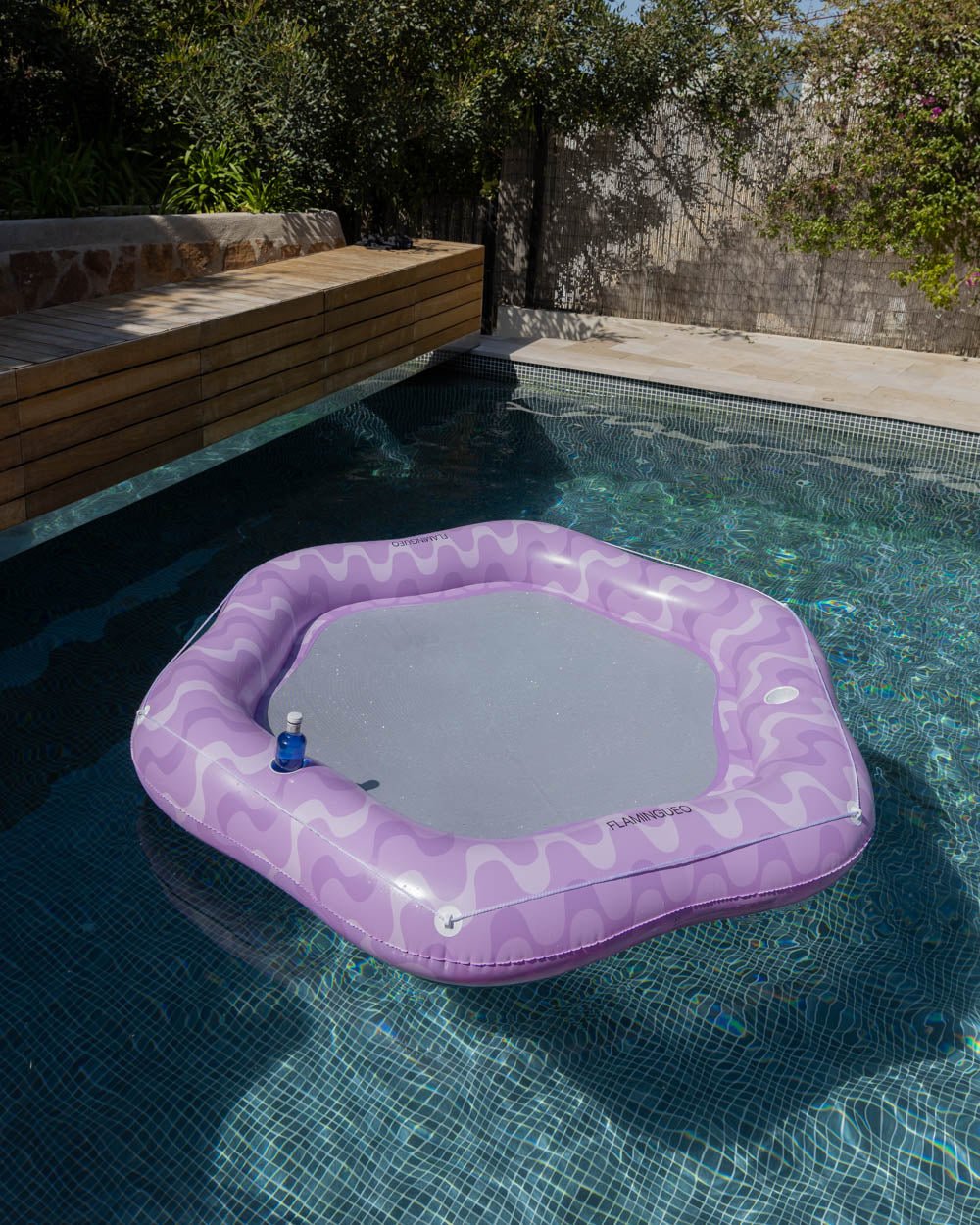 Flotador tumbona morada - AURORA - Flamingueo