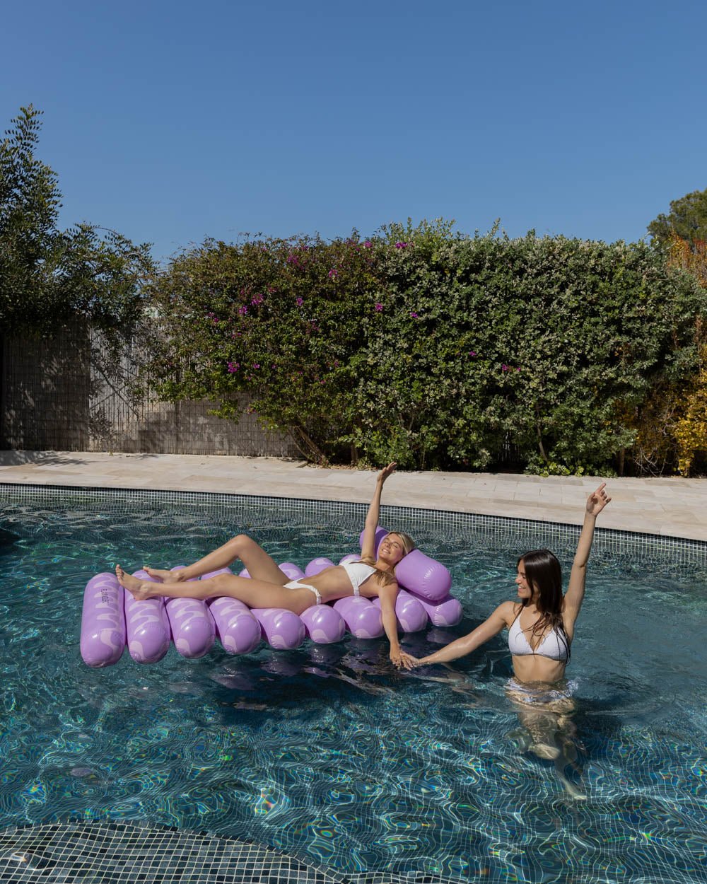 Flotador tumbona rosa - HARMONY - Flamingueo