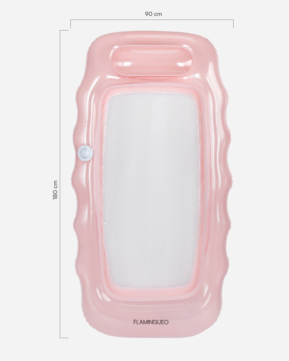Flotador tumbona rosa - SERENITY - Flamingueo