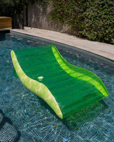 Flotador tumbona verde - ARLO - Flamingueo