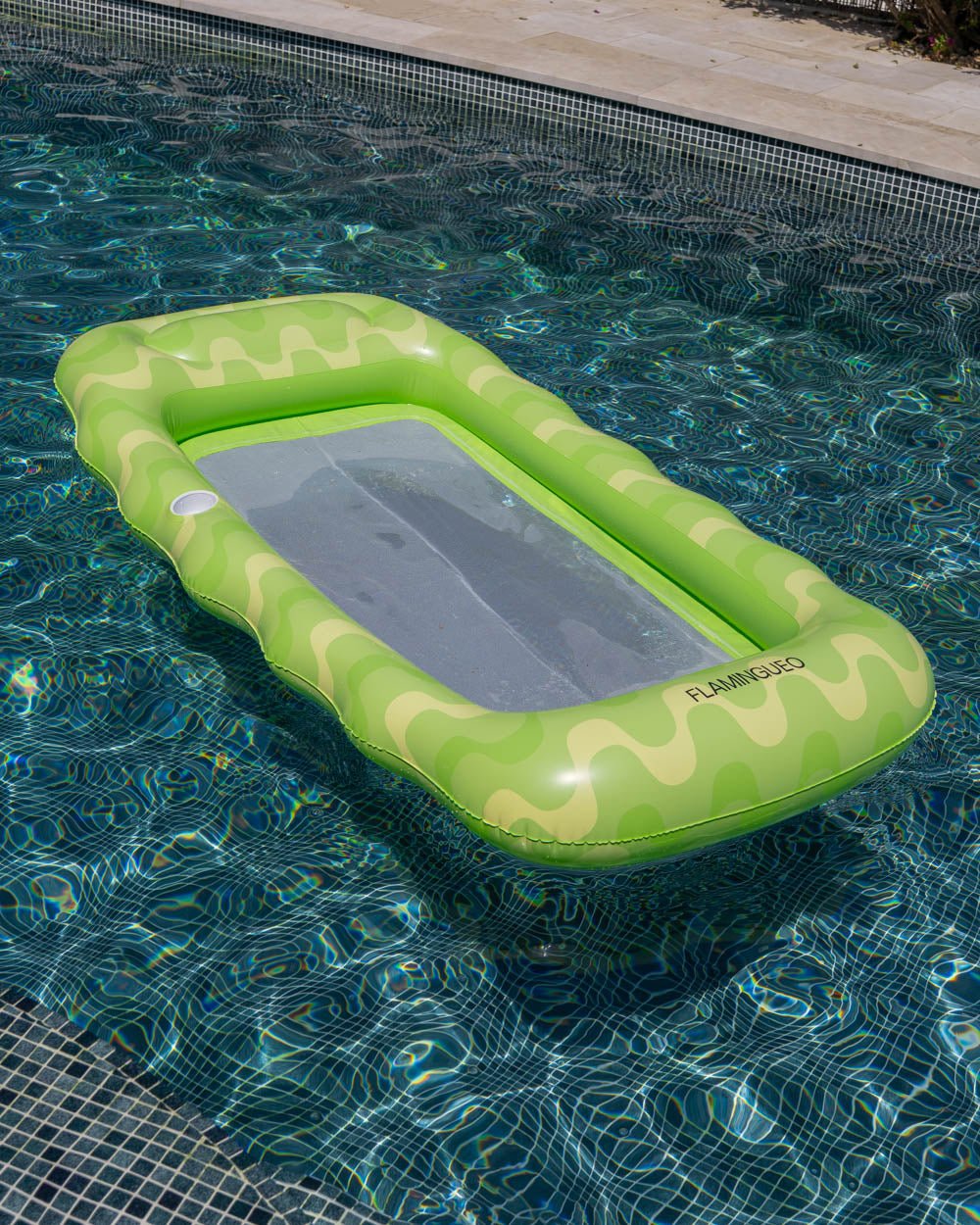 Flotador tumbona verde - ENERGY - Flamingueo