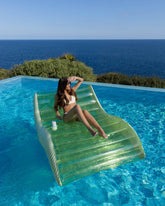 Flotador tumbona verde - PALERMO - Flamingueo