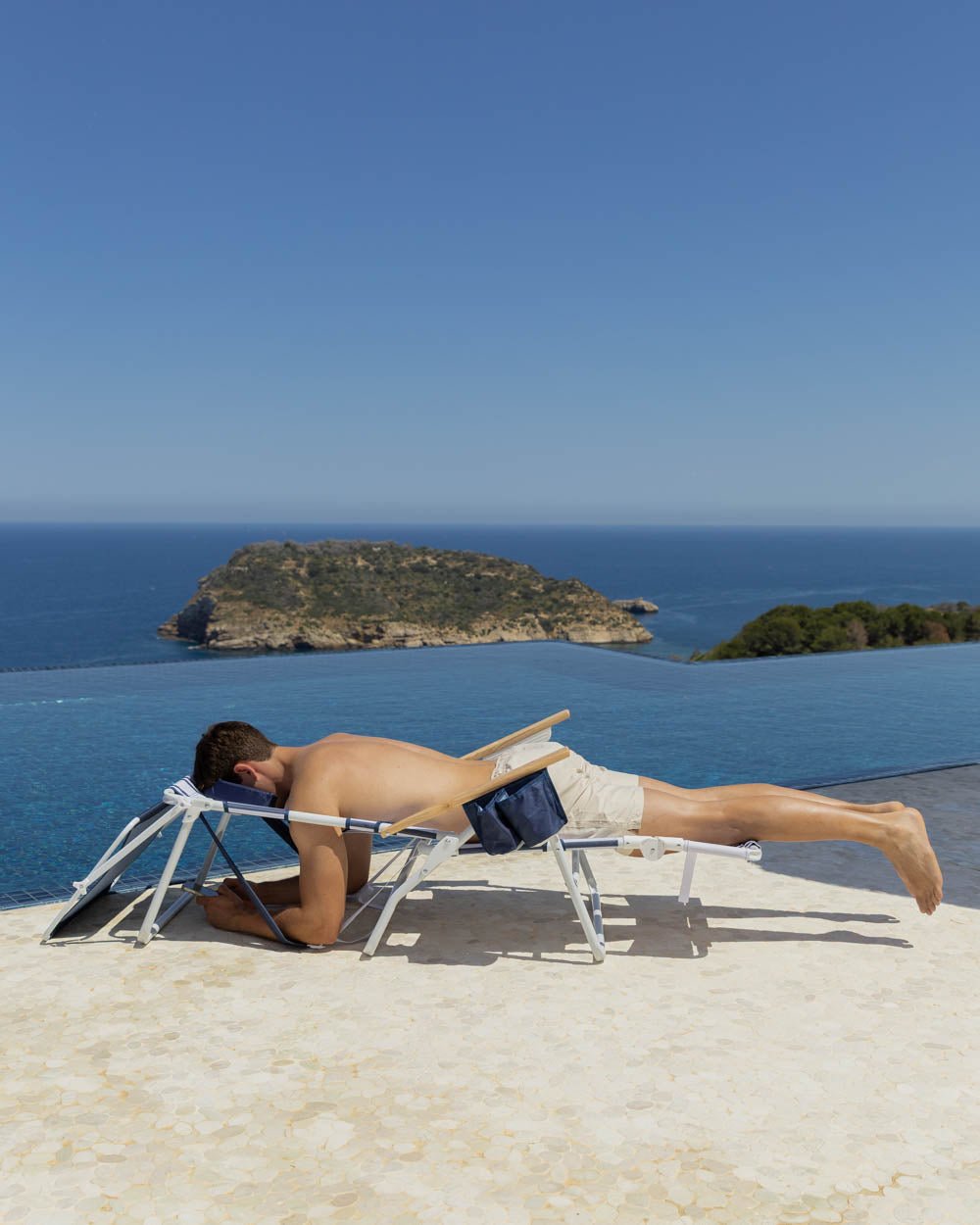 Hamaca plegable playa azul - SHARON - Flamingueo