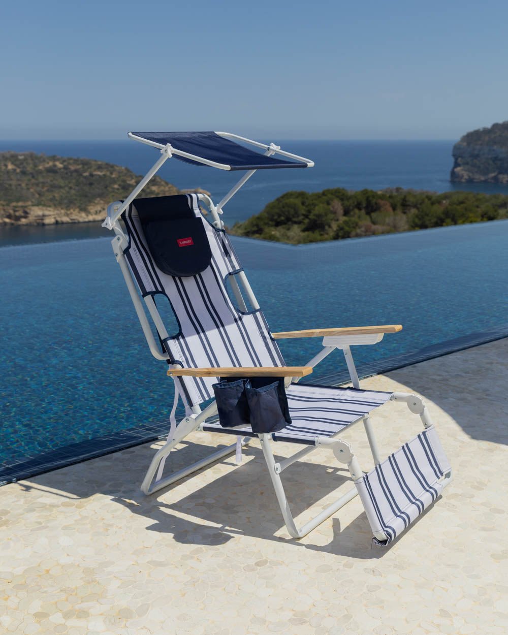 Hamaca plegable playa azul - SHARON - Flamingueo