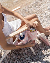 Hamaca plegable playa rosa - CORAL - Flamingueo