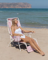 Hamaca plegable playa rosa - CORAL - Flamingueo