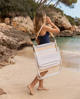 Silla pequeña playa beige - EDEN - Flamingueo