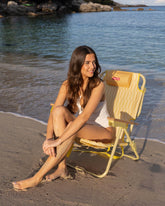 Silla plegable playa amarilla - ODIN - Flamingueo