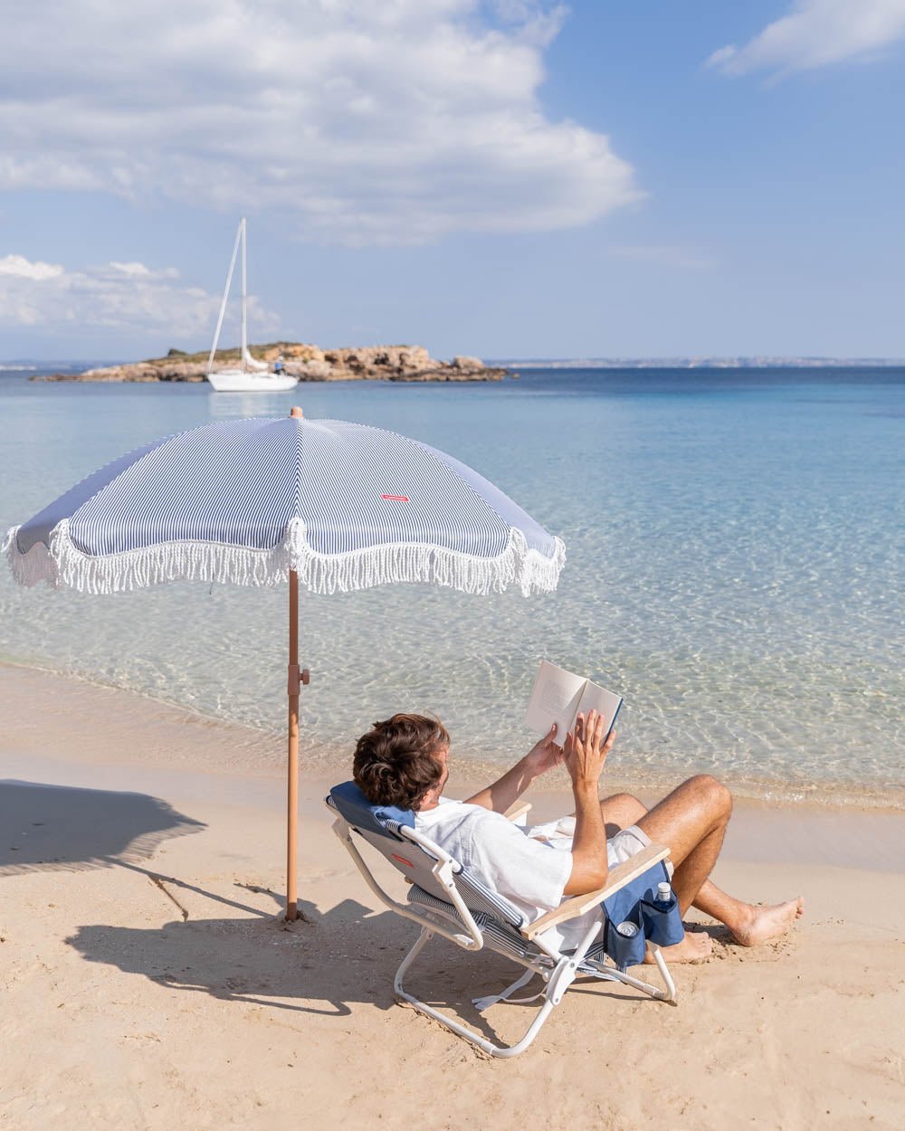 Silla plegable playa azul - BÁRBARA - Flamingueo