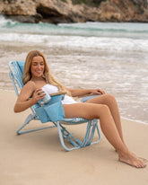 Silla plegable playa azul - ODIN - Flamingueo