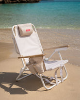 Silla plegable playa beige - BÁRBARA - Flamingueo