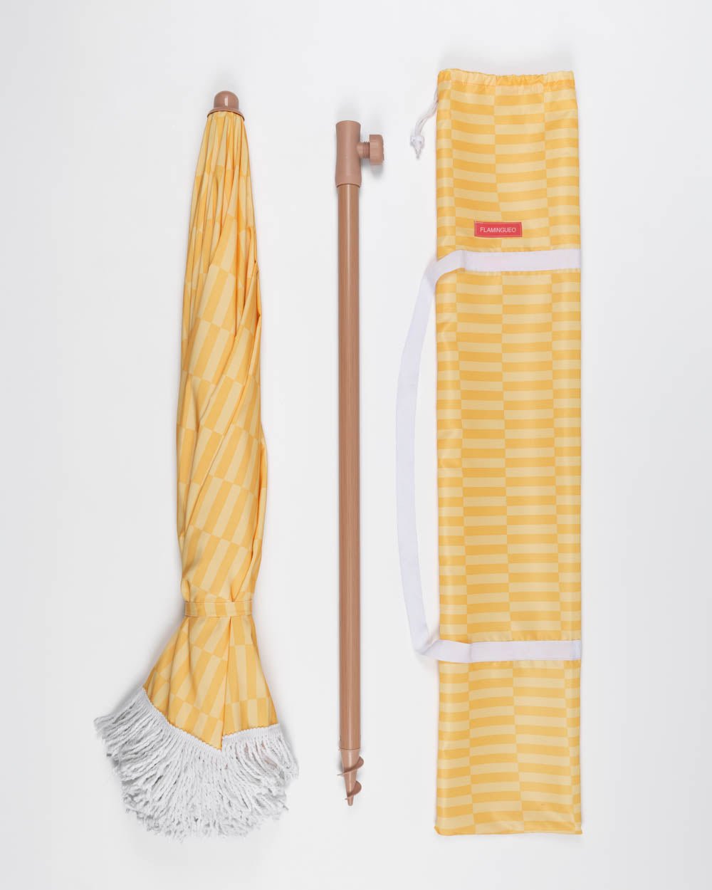 Sombrilla exterior amarilla - CARAMEL - Flamingueo