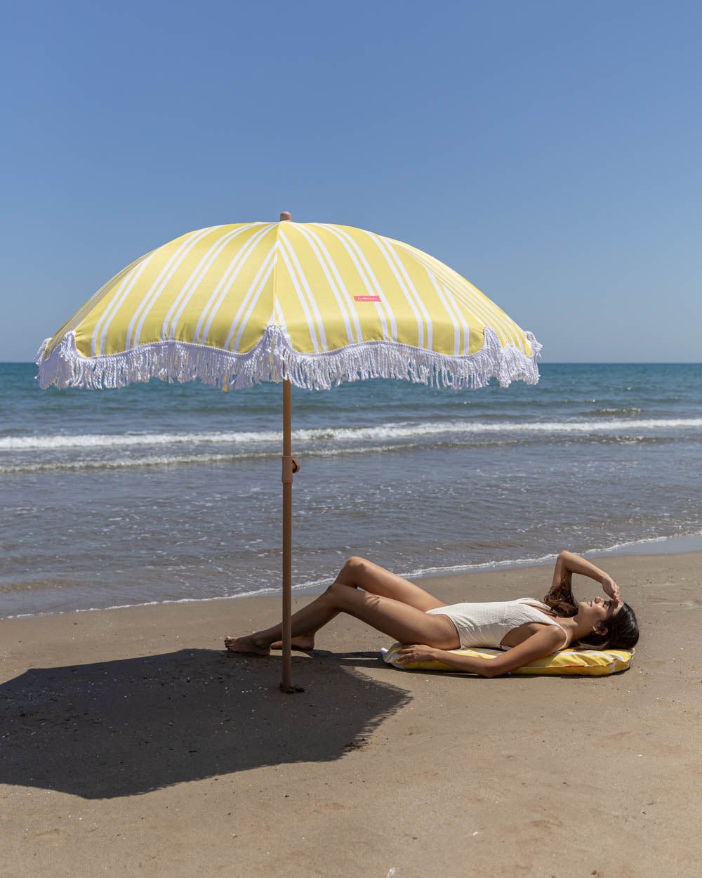 Sombrilla exterior amarilla - KEIRA - Flamingueo