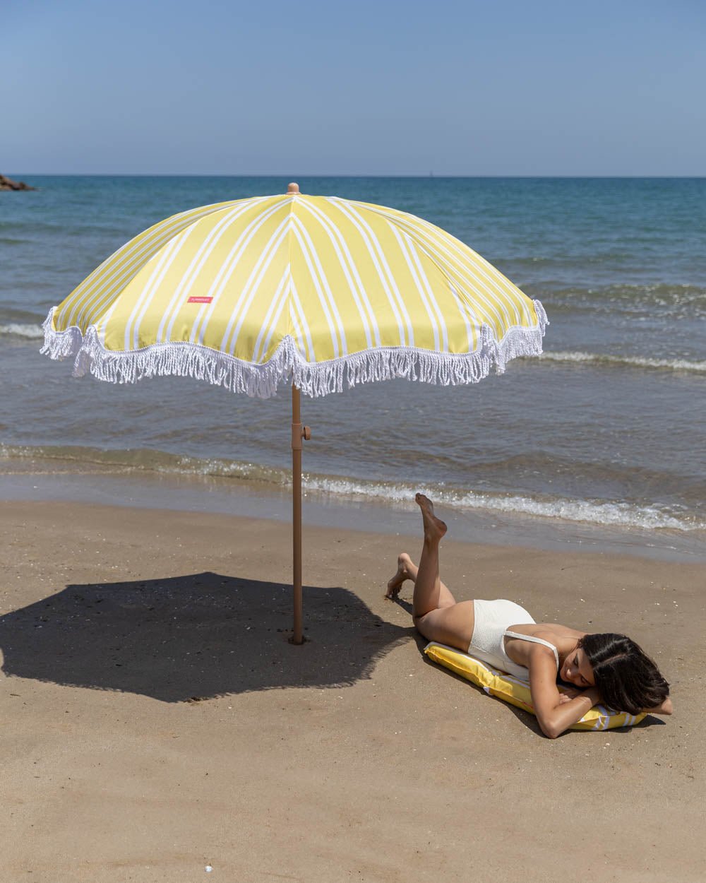 Sombrilla exterior amarilla - KEIRA - Flamingueo