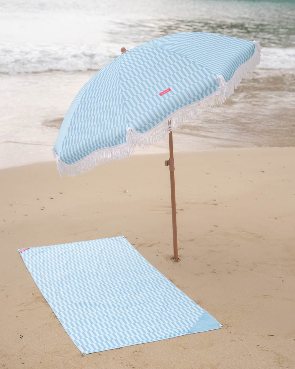 Sombrilla exterior azul - CARAMEL - Flamingueo