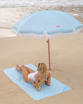 Sombrilla exterior azul - CARAMEL - Flamingueo