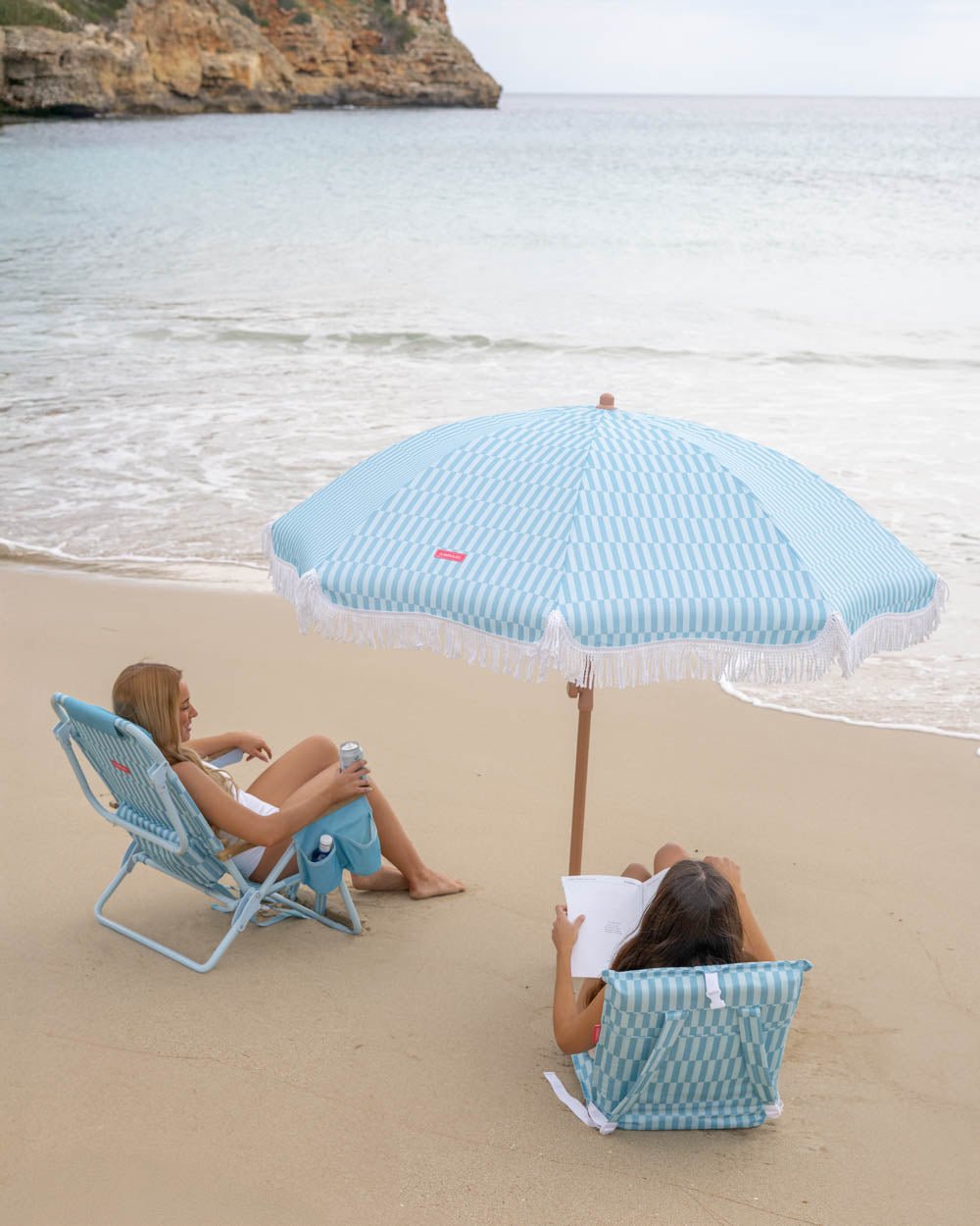 Sombrilla exterior azul - CARAMEL - Flamingueo