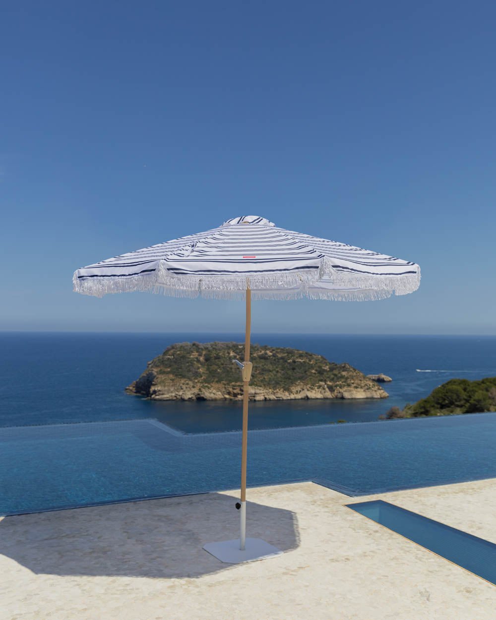 Sombrilla exterior azul - DORIA - Flamingueo