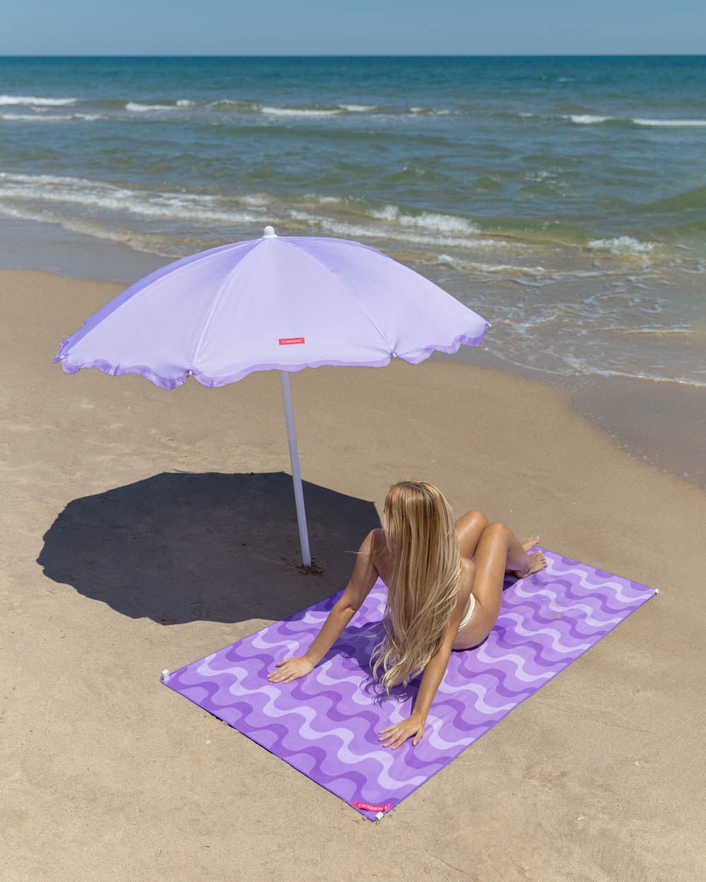 Sombrilla exterior morada - WANDER - Flamingueo