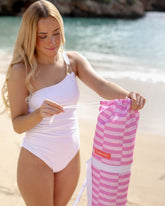 Sombrilla exterior rosa - CARAMEL - Flamingueo