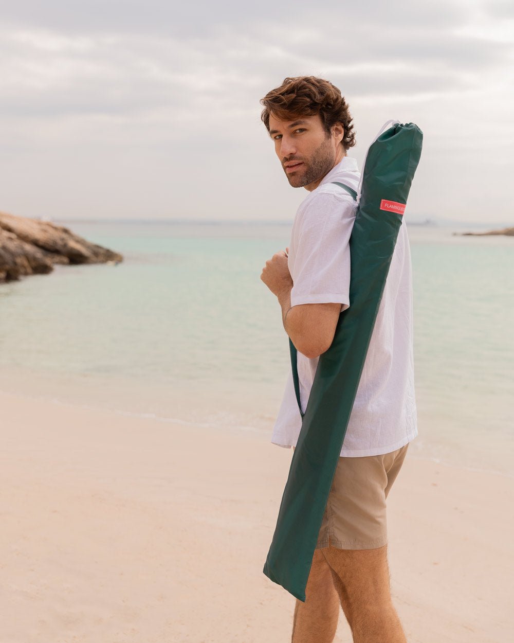 Sombrilla exterior verde - DANIA - Flamingueo