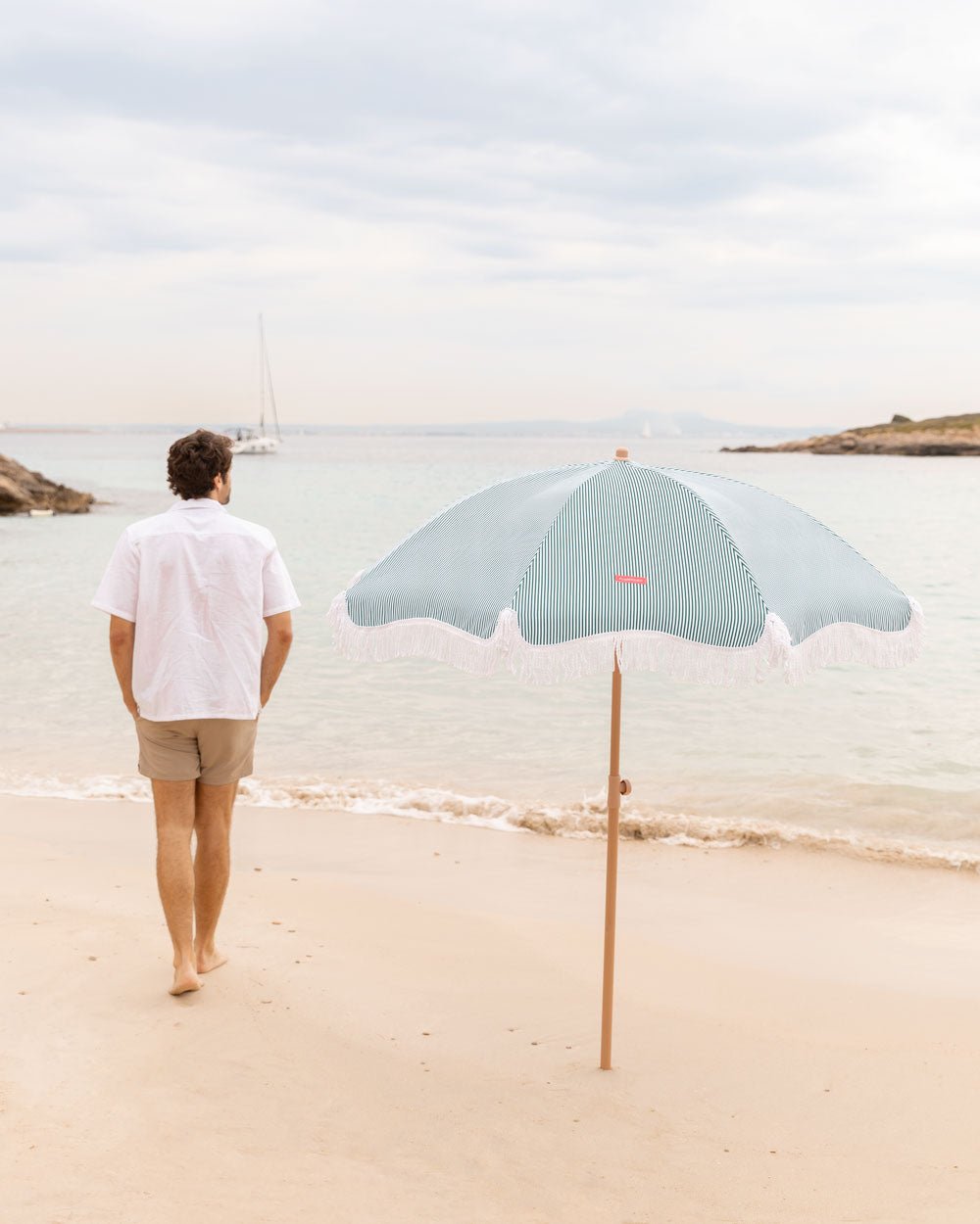 Sombrilla exterior verde - MARION - Flamingueo