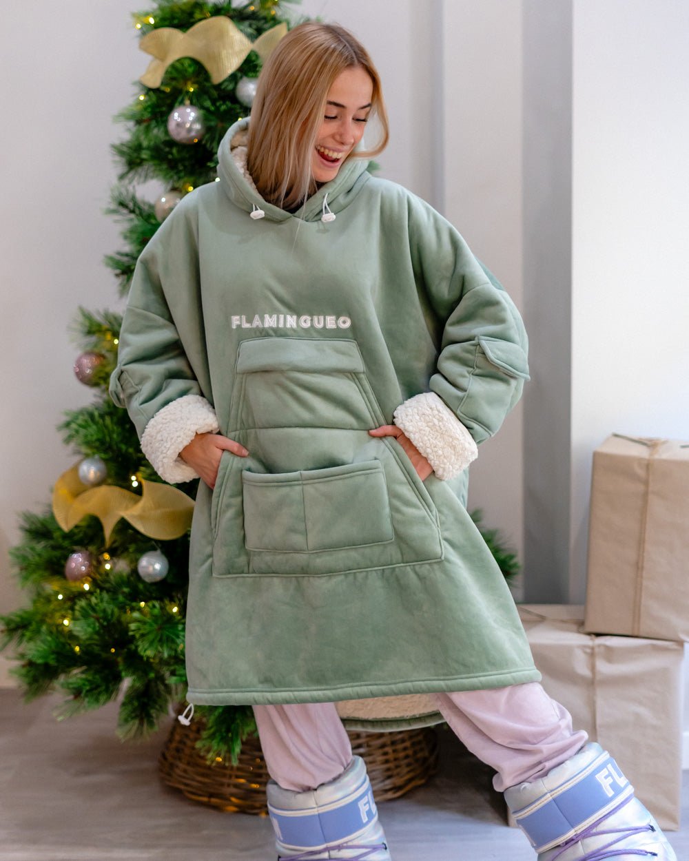 Sudadera Manta - HAGRID VERDE - Flamingueo