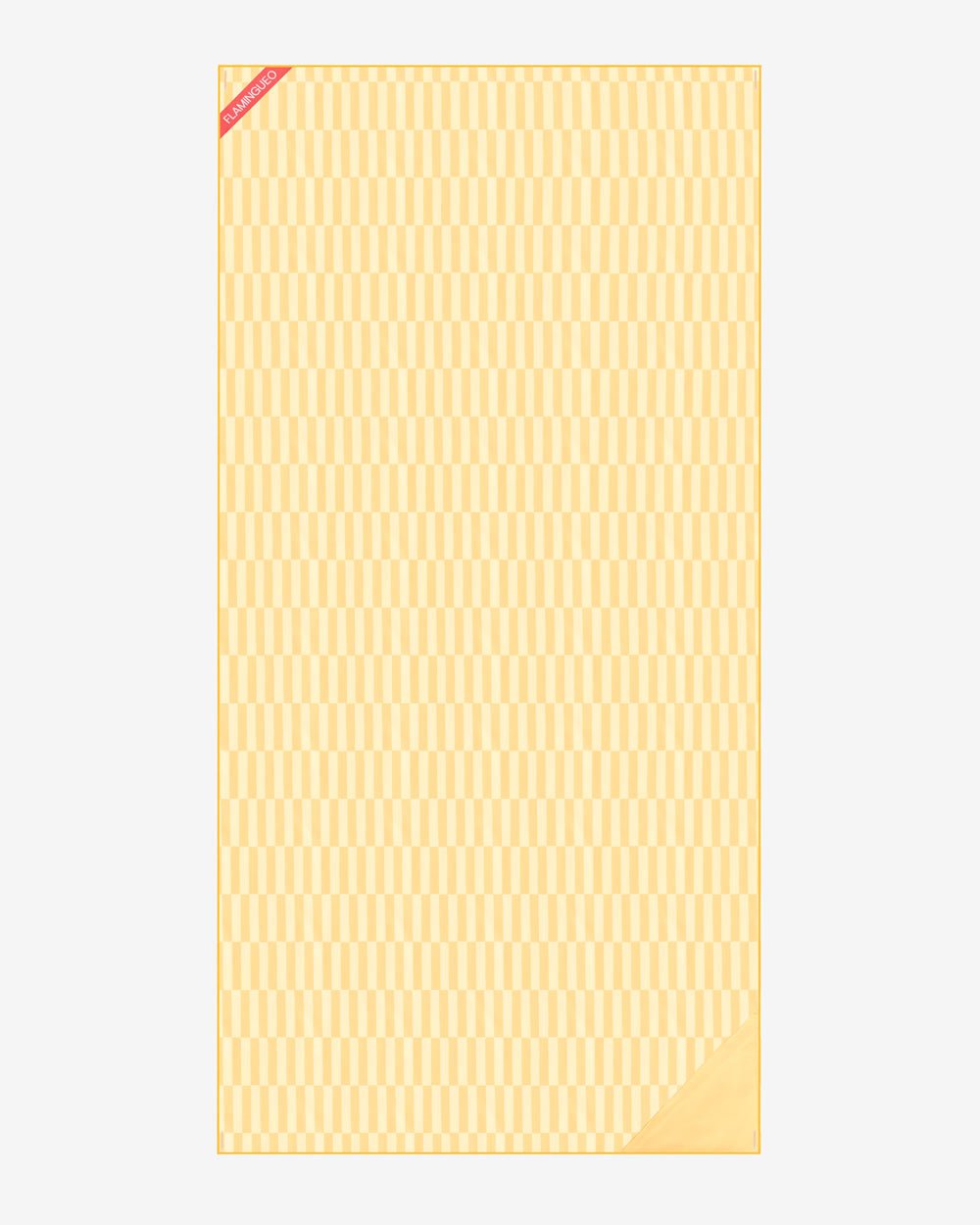 Toalla playa amarilla - HONEY - Flamingueo