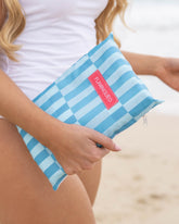 Toalla playa azul - HONEY - Flamingueo