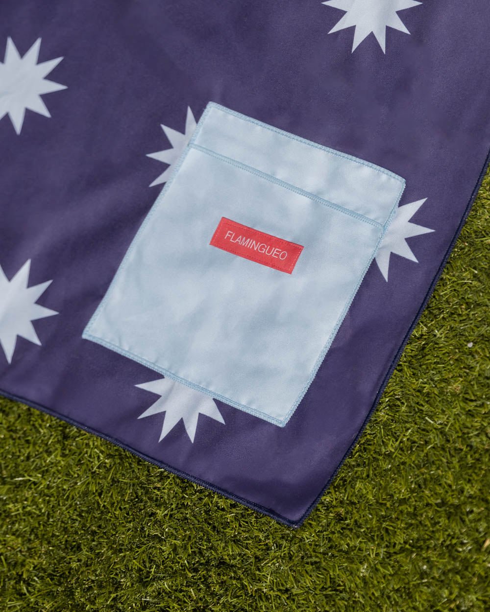 Toalla playa azul kids - CARINA - Flamingueo