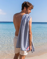 Toalla playa azul - PIPA - Flamingueo