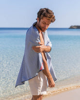 Toalla playa azul - PIPA - Flamingueo