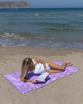 Toalla playa morada - AYLA - Flamingueo