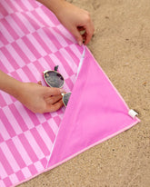 Toalla playa rosa - HONEY - Flamingueo