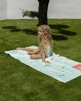 Toalla playa verde kids - ALAN - Flamingueo