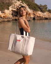 Tote bag beige - BRUNY - Flamingueo