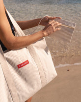 Tote bag beige - BRUNY - Flamingueo