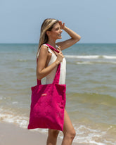 Tote bag fucsia - GRETA - Flamingueo